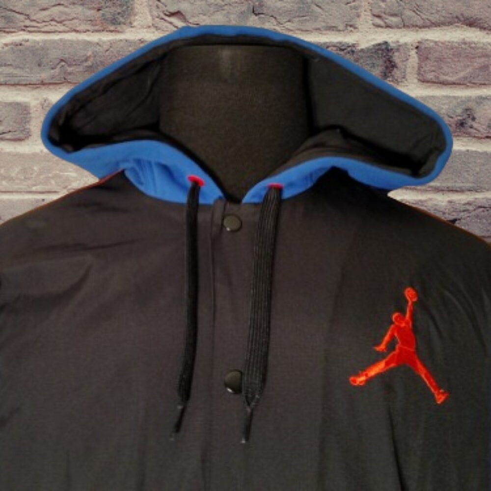 NIKE JUMPMAN HOODED BASKETBALL MEN  BLACK LONG SLEEVE JACKET - SIZE XL - Picture 2 of 6